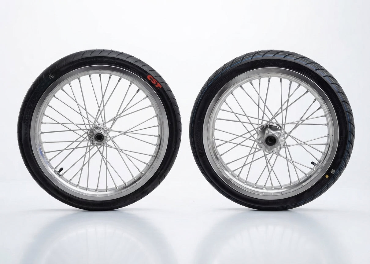 CHROME CST SUPERMOTO WHEELSET FOR SUR-RON (LBX)