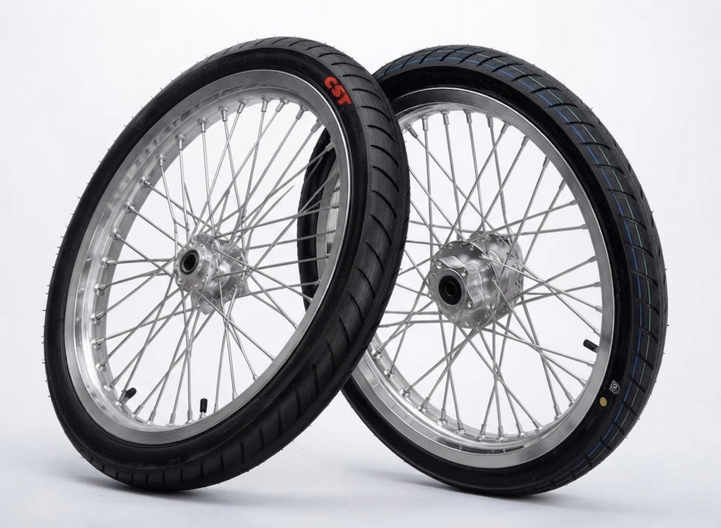 CHROME CST SUPERMOTO WHEELSET FOR SUR-RON (LBX)